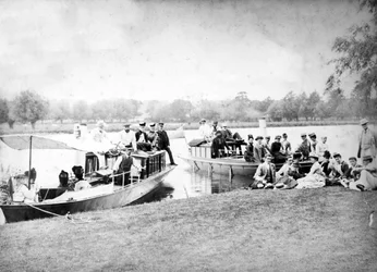 Victoriaanse Rivierboot Excursie, c.1890